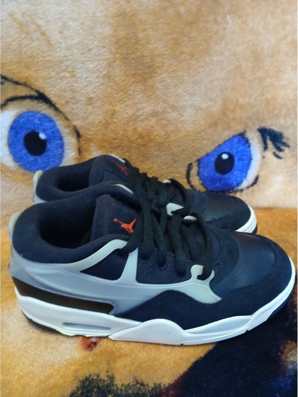 Nike Air Jordan Sneakers Size 7Y Black and Gray